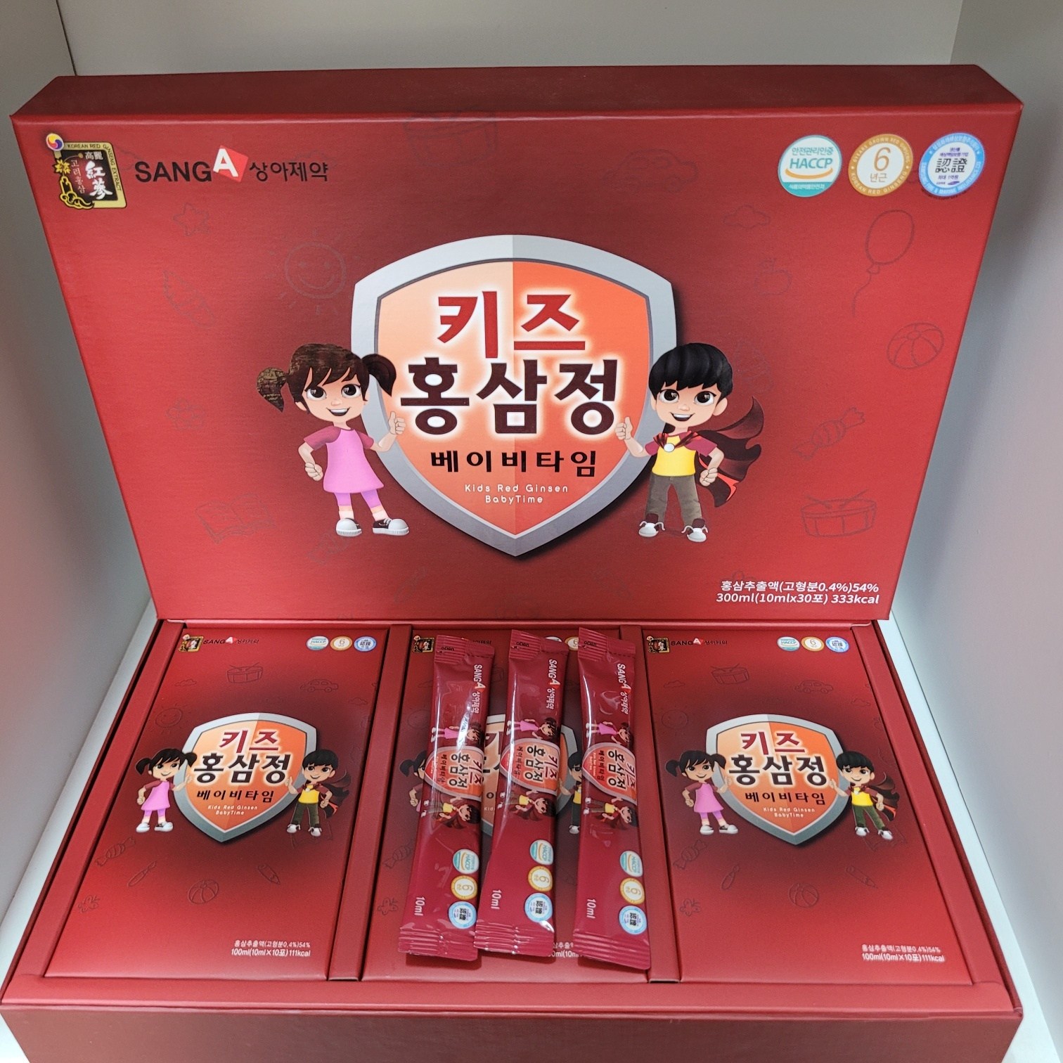 상아제약 키즈홍삼정 베이비타임, 10ml, 30개 - 26,410원